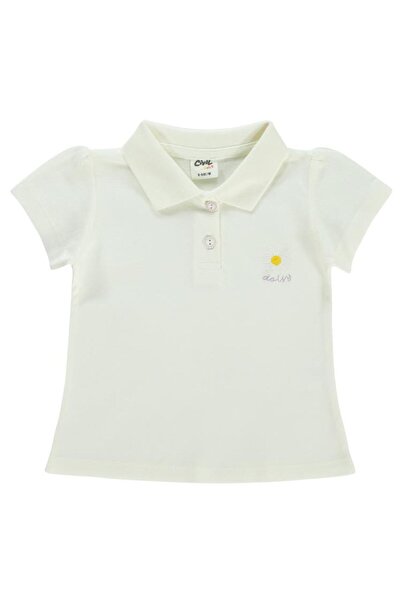 Civil Baby Daisy Embroidered 6-18 Months T-Shirt - Ecru18-24 Months