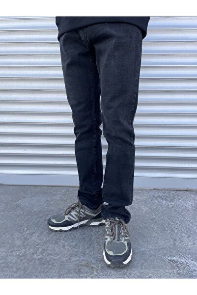 Erkek Denim Antrasit Regular Fit Kot Pantolon
