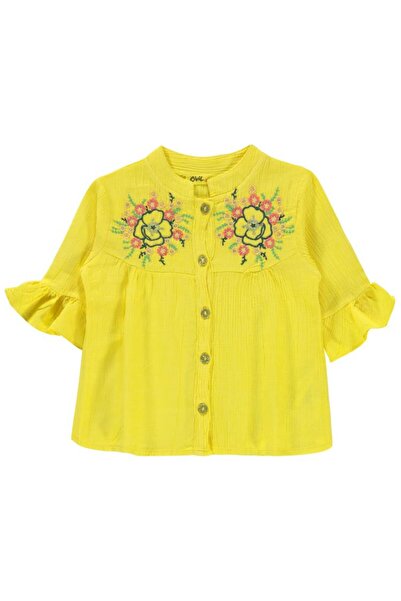 Civil Girls Valon Sleeve 2-5 Years Old Shirt - Yellow2-3 Years Old