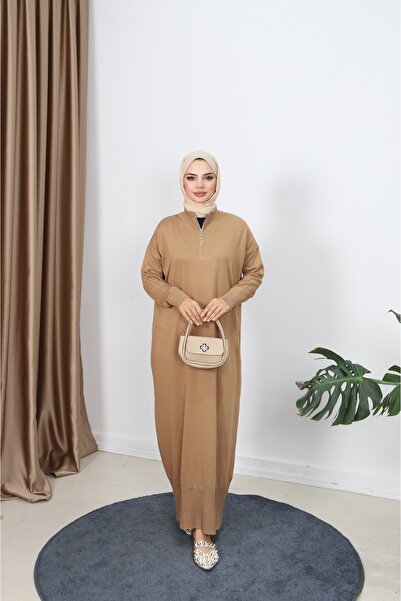 NİSUM MODA فستان ميرسيريزد بسحاب