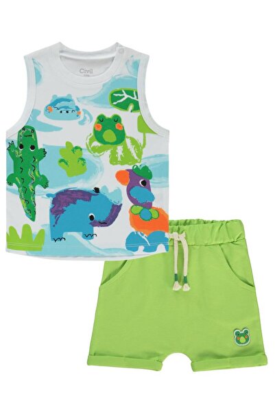 Civil Baby Baby Boy Shorts Set 6-18 Months White