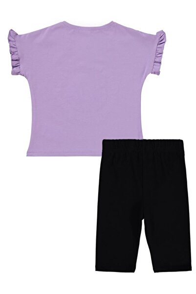 Civil Girls Kız Çocuk Takım 2-5 Yaş Dijital Lavanta