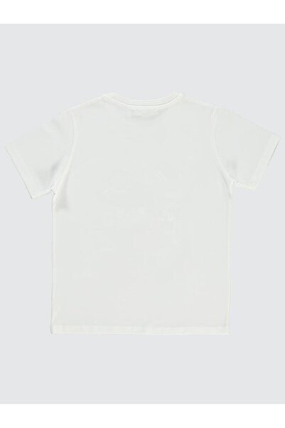 Harry Potter Hogwarts Logo Baskılı 10-13 Yaş Tişört - Ekru 11-12 Yaş