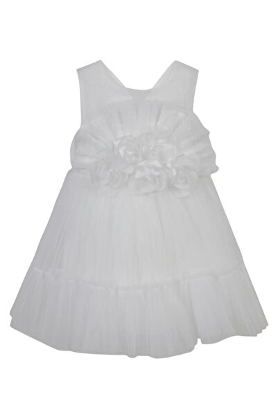 Civil Girls 2-5 Yaş Abiye - Beyaz 5-6 Yaş