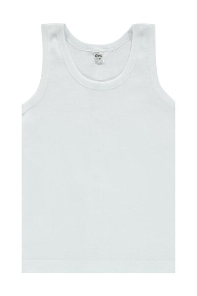 Civil Boys Ribana 2-14 Years Old Strap Tank Top - White 6-7 Years Old