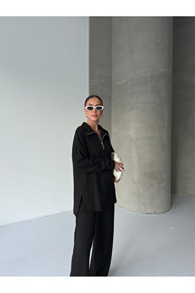 moda paketi Ultra Premium Soft Touch Zippered Suit New Season