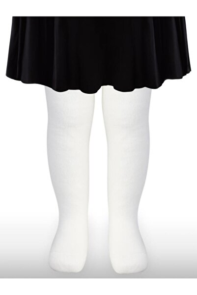 Civil Baby Basic Plain Towel 6- Baby Girl Pantyhose - Ecru 12 Months