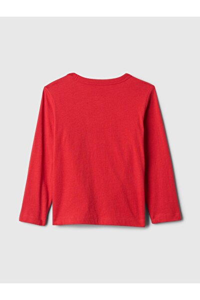 GAP Erkek Bebek Kırmızı Mix & Match Grafikli T-Shirt