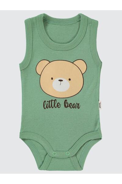 Civil Boys بيبي ليتل بير مطبوع 1-36 شهر بادي - كاكي 12-18 شهر