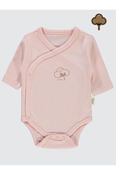 Civil Baby Bumbac organic cu două rânduri de nasturi 0-6 luni Badi cu închide...