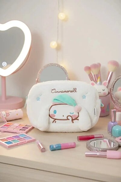 Miniso Sanrio Lisanslı Peluş Kozmetik Çantası - Cinnamoroll