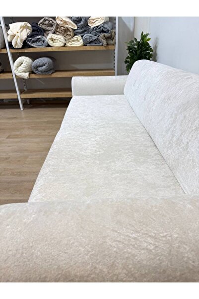 riselerhome Yumuşacık Yıkanabilir Tüy Leke Tutmayan 3 Kişilik Lastikli Kadife Koltuk Örtüsü Koltuk Kılıfı tekli