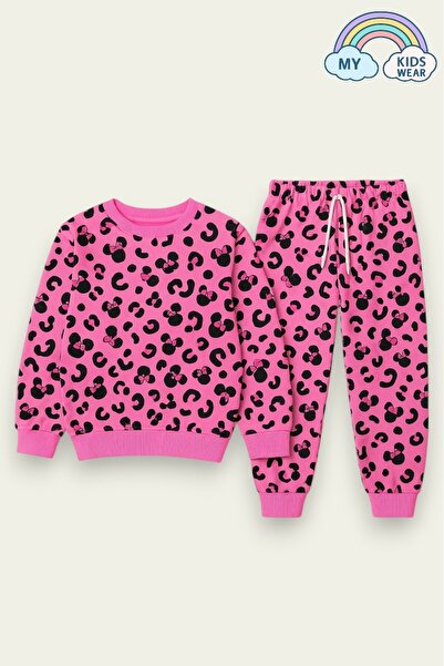 My Kids Wear Κοριτσίστικο Παιδικό Σετ Φόρμας με στάμπα 3-10 ετών 12090