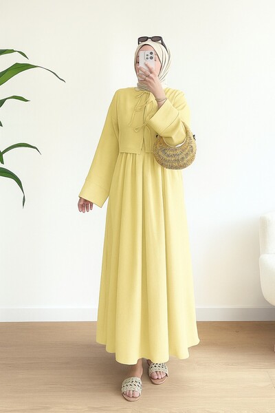 ENDAMIM Linen Skirt Set