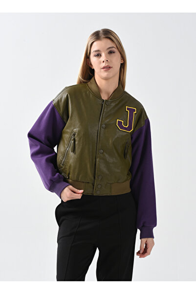 JJXX Koyu Kahve Kapüşonlu Kadın İnce Mont 12221561