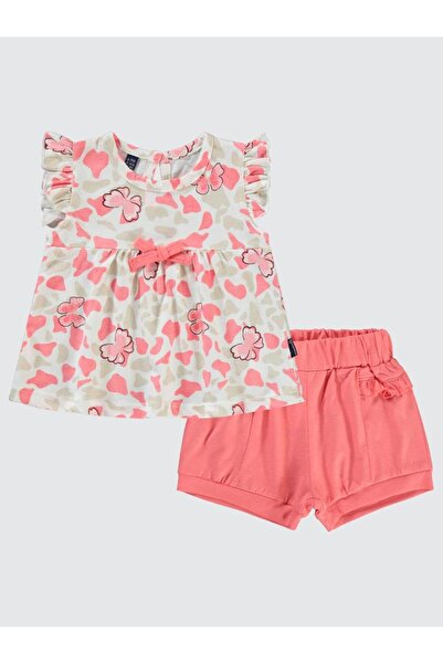 Miniworld Kız Bebek Takım 6-18 Ay Coral