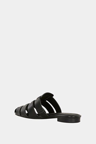 Katy Perry The Confidant Fisherman Mule Black Banded Slippers