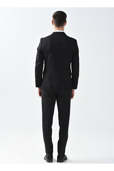 SÜVARİ Normal Bel Slim Fit Siyah Erkek Takım Elbise TK3000400239