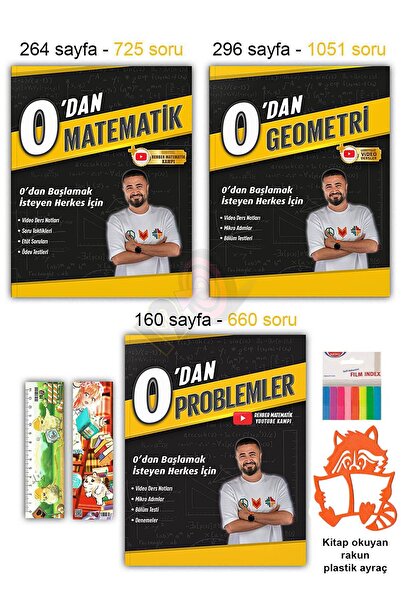 REHBER MATEMATİK YAYINLARI 0'dan Sıfırdan Matematik Geometri Problemler Mehmet Hoca