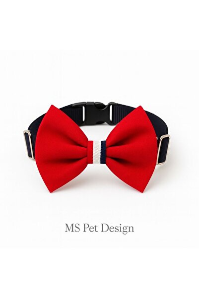 MS Pet Design Ayarlanabilir Kedi Köpek Papyonu