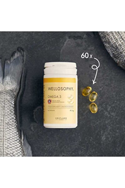 Oriflame Wellosophy Glutensiz Yapay Aroma ve Tatlandırıcılar İçermeyen Omega ...