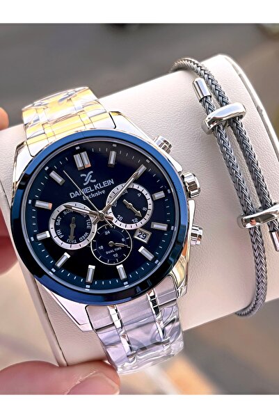 Daniel Klein Italy Wristwatch Gift Steel Cord Internal Functions Active 3 Atm...