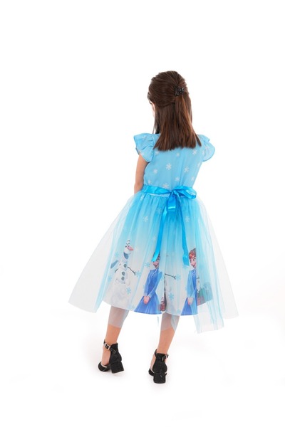 Lupita Rochie Elsa Regina Zăpezii Albastră pentru Fată