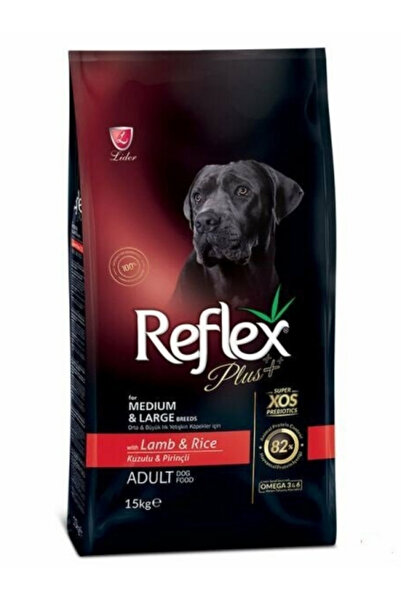 Reflex Plus Orta ve Büyük Irk Kuzu Etli Yetişkin Köpek Maması 15 Kg