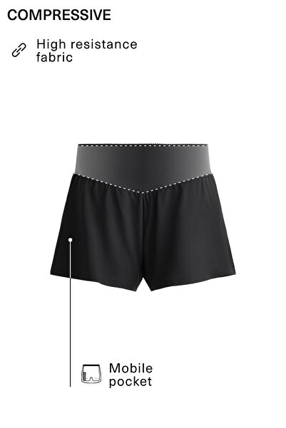 Oysho 10 cm compressive pocket şort