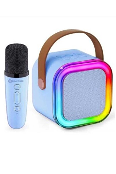Everest Grup Mikrofonlu Karaoke Bluetooth Hoparlör Rgb Led Işıklı 5 Efektli S...