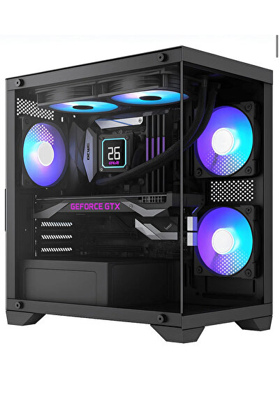 Nexor GAMİNG OYUNCU PC BİLGİSAYAR KASASI MASAÜSTÜ SET RYZEN 5 RX580 RGB