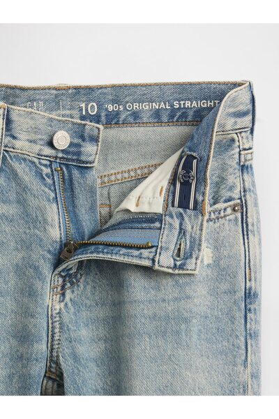 GAP Erkek Çocuk Açık Mavi '90s Original Fit Washwell™ Jean Pantolon