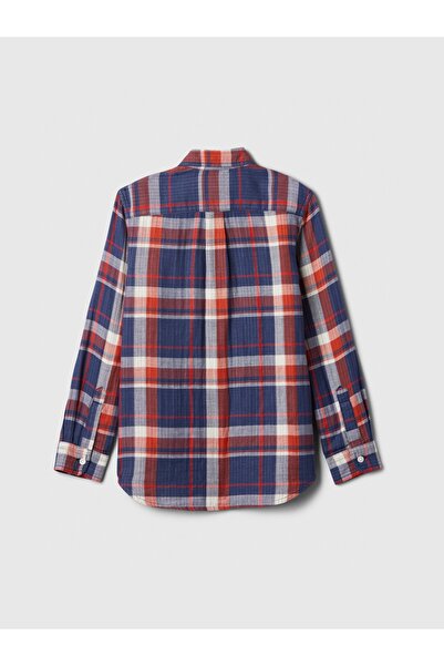 GAP Erkek Çocuk Çok Renkli Ekose Desenli Gömlek