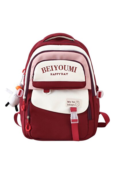 MAVIGOK Kore tarzı üst düzey, geniş kapasiteli okul çantası