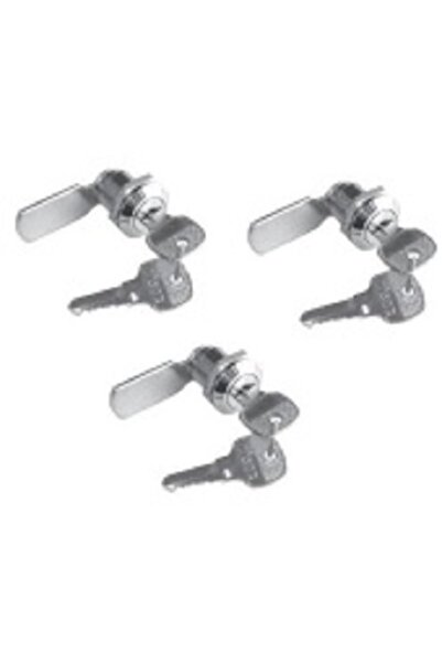 Hafele Hisar Düz Mandallı 2 şer Anahtarlı 3 lü Set