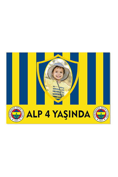 emrestore Fenerbahçe afiş pankart kişiye özel doğum günü yazısı 35x50 boyut