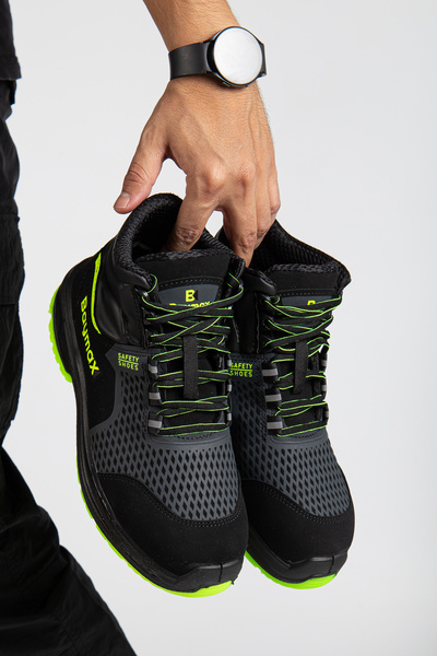 e&e Baymax Bx-13 S1 Çelik Burunlu Spor İş Ayakkabısı 4 Mevsimlik Y Ortopedik Spor İş Güvenlik Ayakkabısı