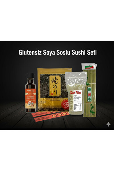 UMAİ Sushi Seti Glutensiz Soya Soslu / Suşi Seti