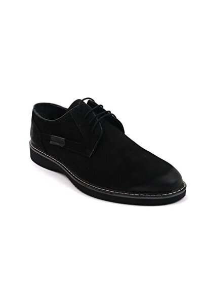 Morven Men's Black Seasonal Casual Nubuck Sneakers