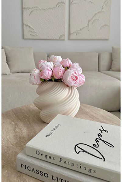 Çiçek Yapay 1. Kalite Lüx Şakayık 6lı