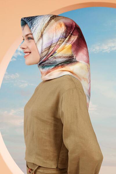 Armine İpek Eşarp - 9102D-34 - Tivil