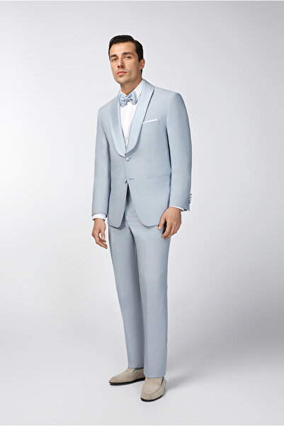 Kiğılı Relaxed Fit Rahat Kesim Şal Yaka Smokin & Damatlık