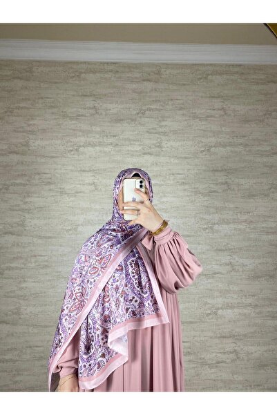 de LUNA Laila Desen Soft Şal - Pembe