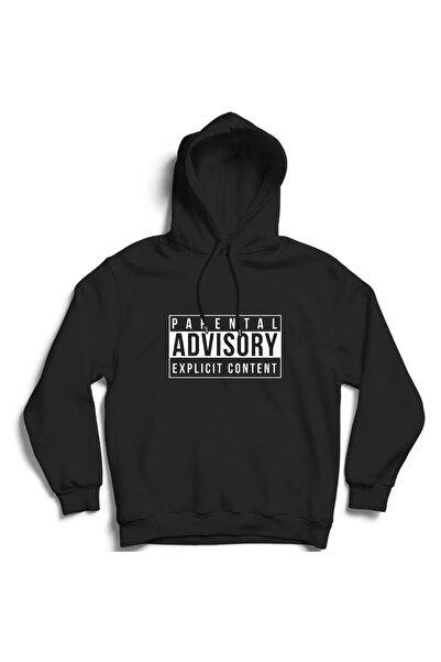 The Fame سويت شيرت بقلنسوة من Parental Advisory Explicit Content