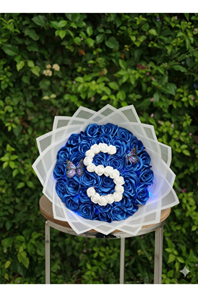 Buket hanemm 30'lu Harfli Led Işıklı Yapay Gül Buketi