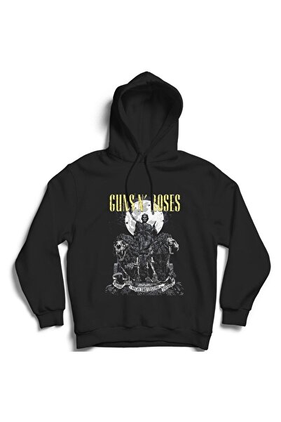 The Fame Guns N' Roses - Hanorac cu glugă din metal cu versuri poezice