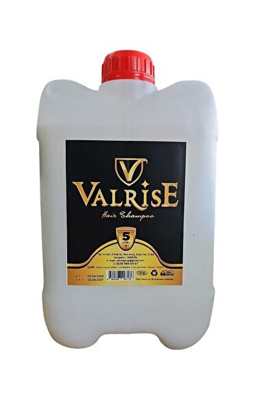 valrise 5 Litre Saç Şampuanı Profesyonel Üstün Kalite