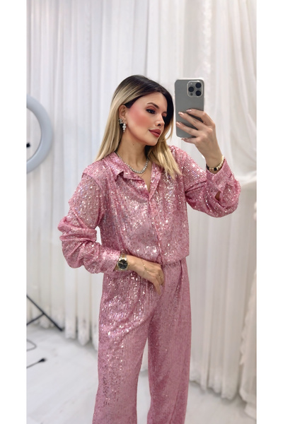 DENİZ Payetli Alt Üst Takım