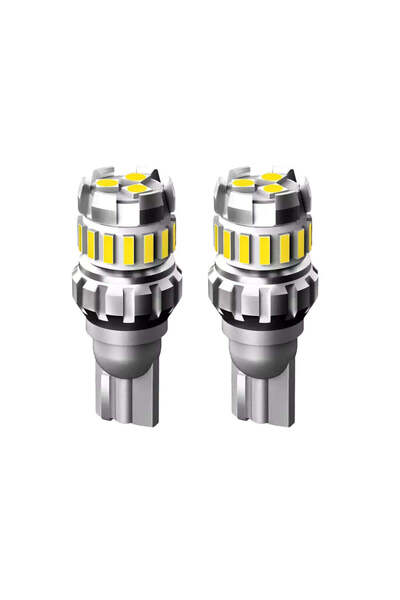 RG Parts Set de 2 becuri auto LED W16W CSP 6500k alb rece CANbus T15 12V