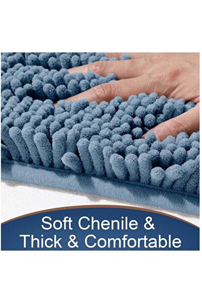 fulina Bathroom Rugs, Machine Washable Bathroom Floor Mat with Non-Slip Bottom, Bath Carpet for Bathroom(40